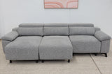FRANKIE GREY 3 SEATER