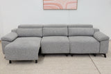 FRANKIE GREY 3 SEATER