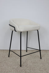 BASS WHITE BAR STOOL