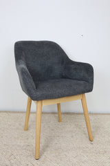 TOBY DARK GREY DINING CHAIR