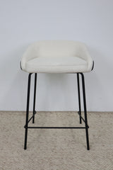 BASS WHITE BAR STOOL