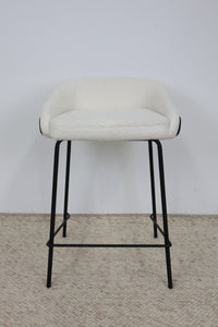 BASS WHITE BAR STOOL