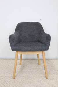 TOBY DARK GREY DINING CHAIR