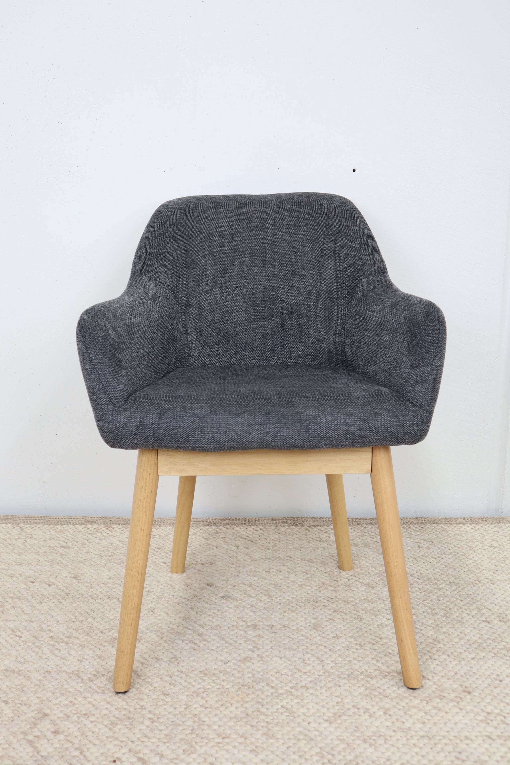 TOBY DARK GREY DINING CHAIR