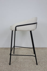BASS WHITE BAR STOOL