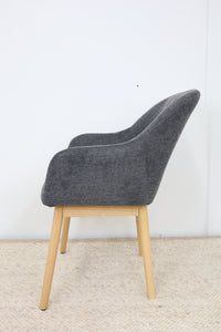 TOBY DARK GREY DINING CHAIR