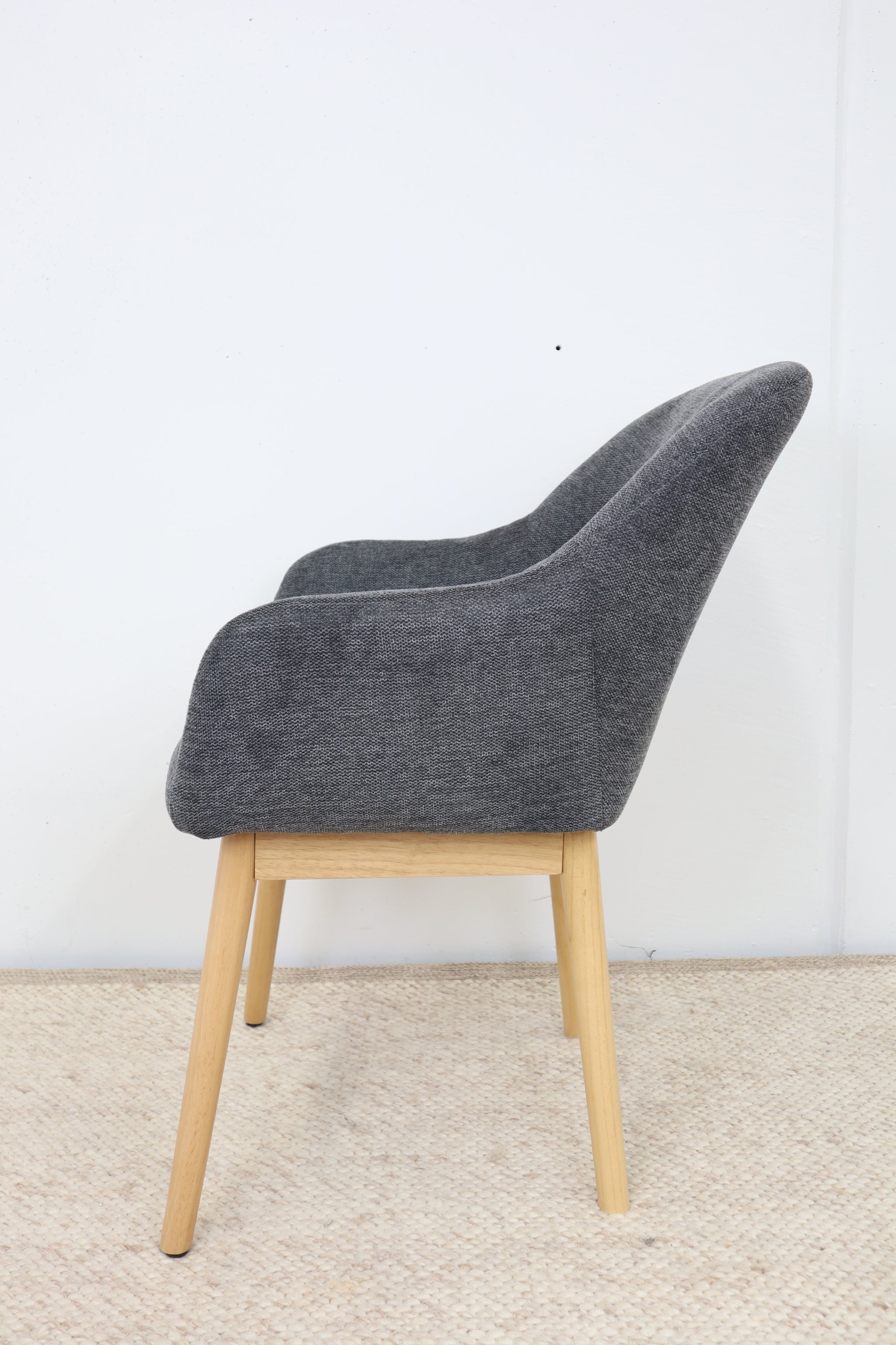 TOBY DARK GREY DINING CHAIR