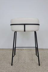 BASS WHITE BAR STOOL