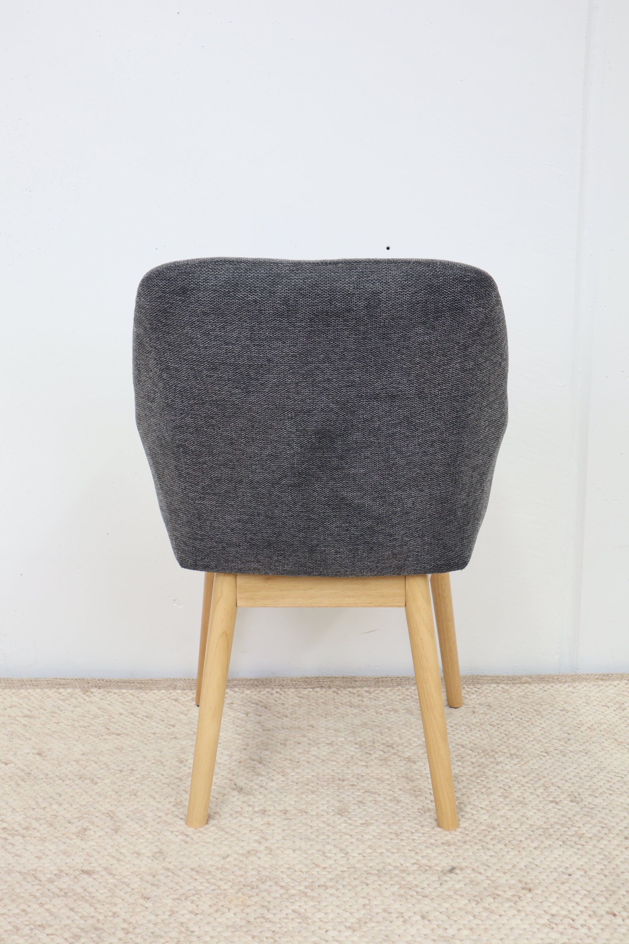 TOBY DARK GREY DINING CHAIR