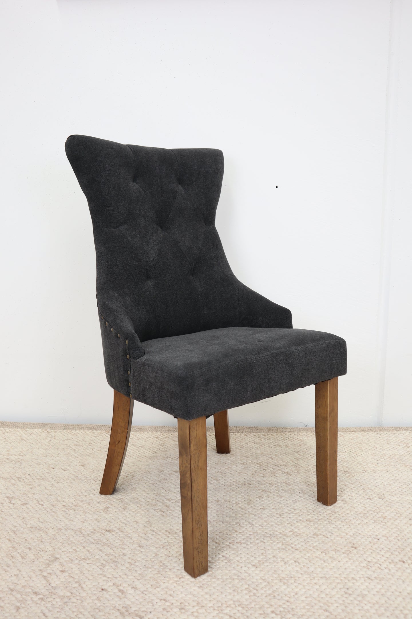 LOUIS BLACK DINING CHAIR