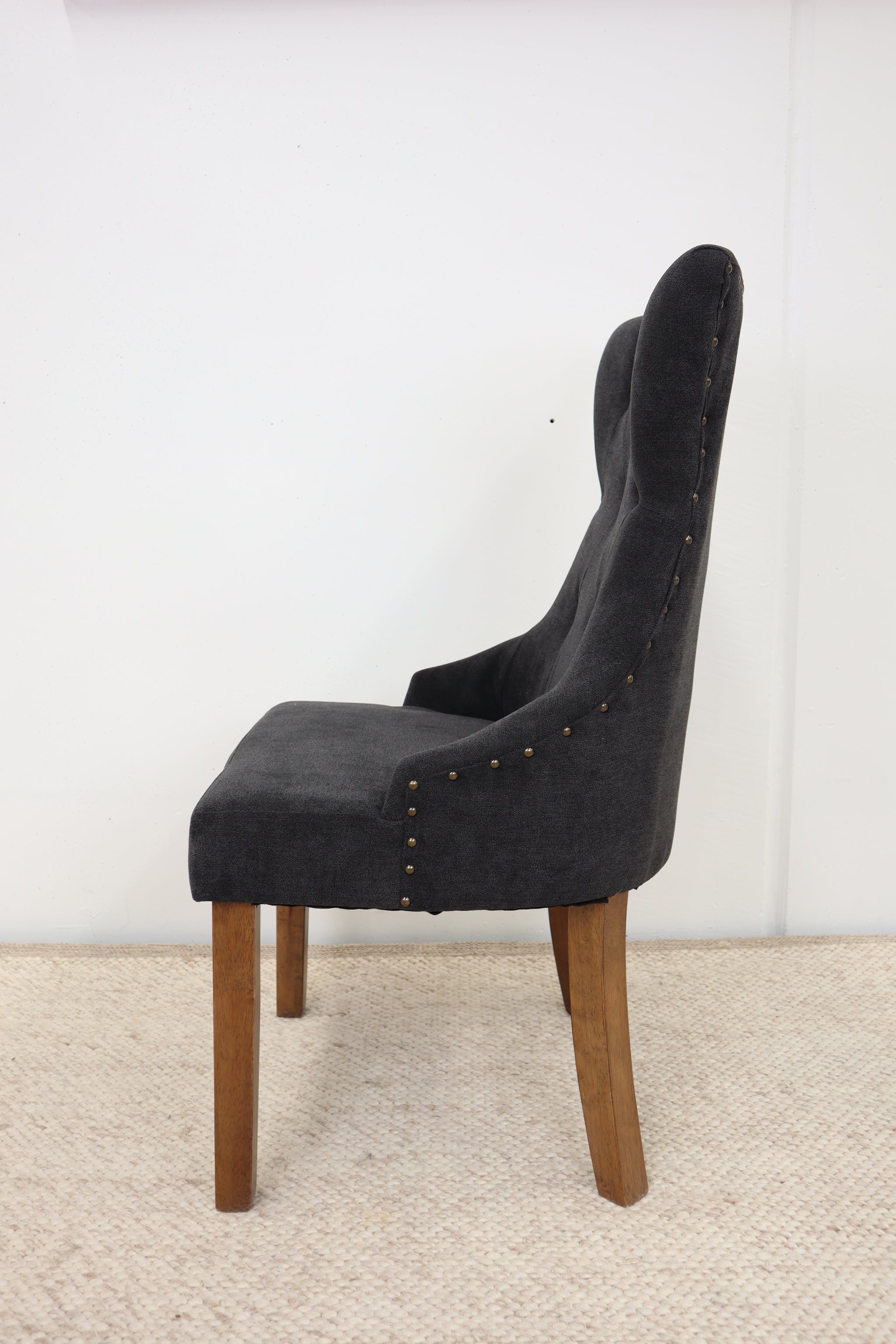 LOUIS BLACK DINING CHAIR