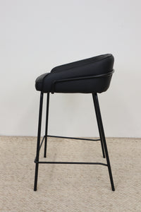 BASS BLACK BAR STOOL