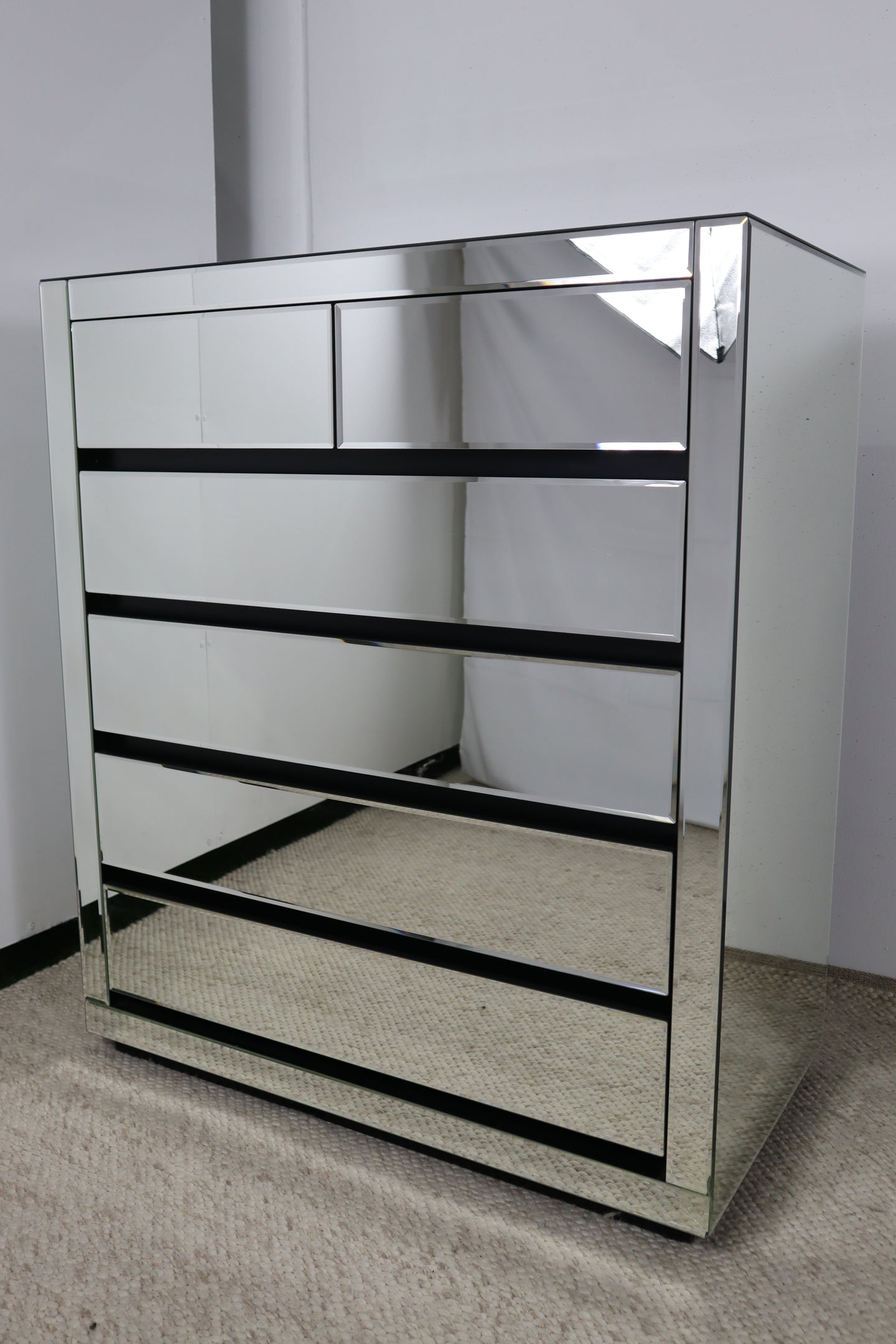 ZARA MIRRORED TALLBOY