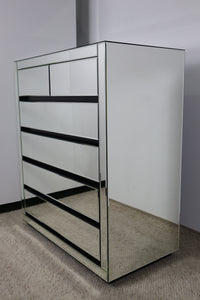 ZARA MIRRORED TALLBOY