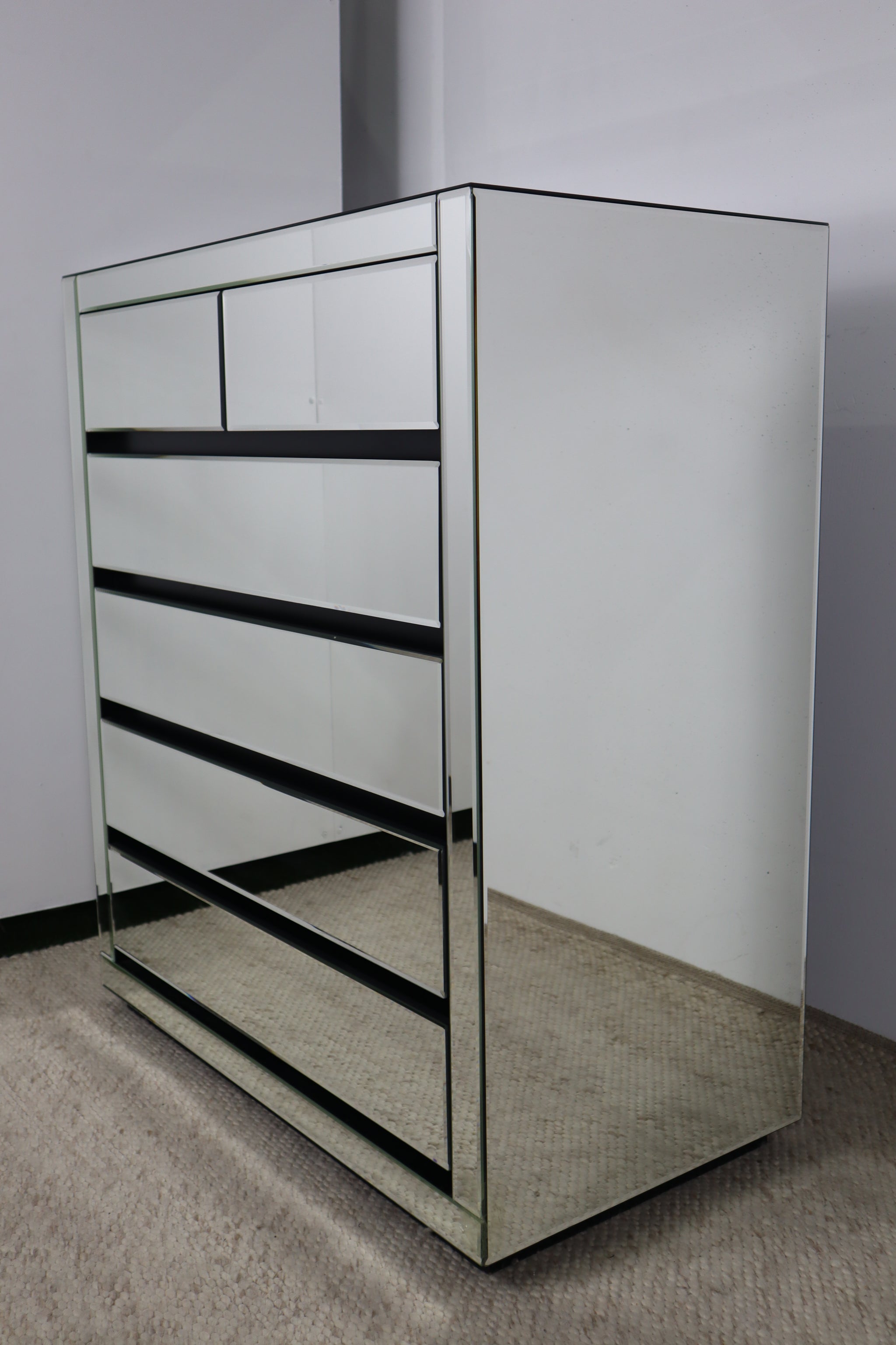 ZARA MIRRORED TALLBOY