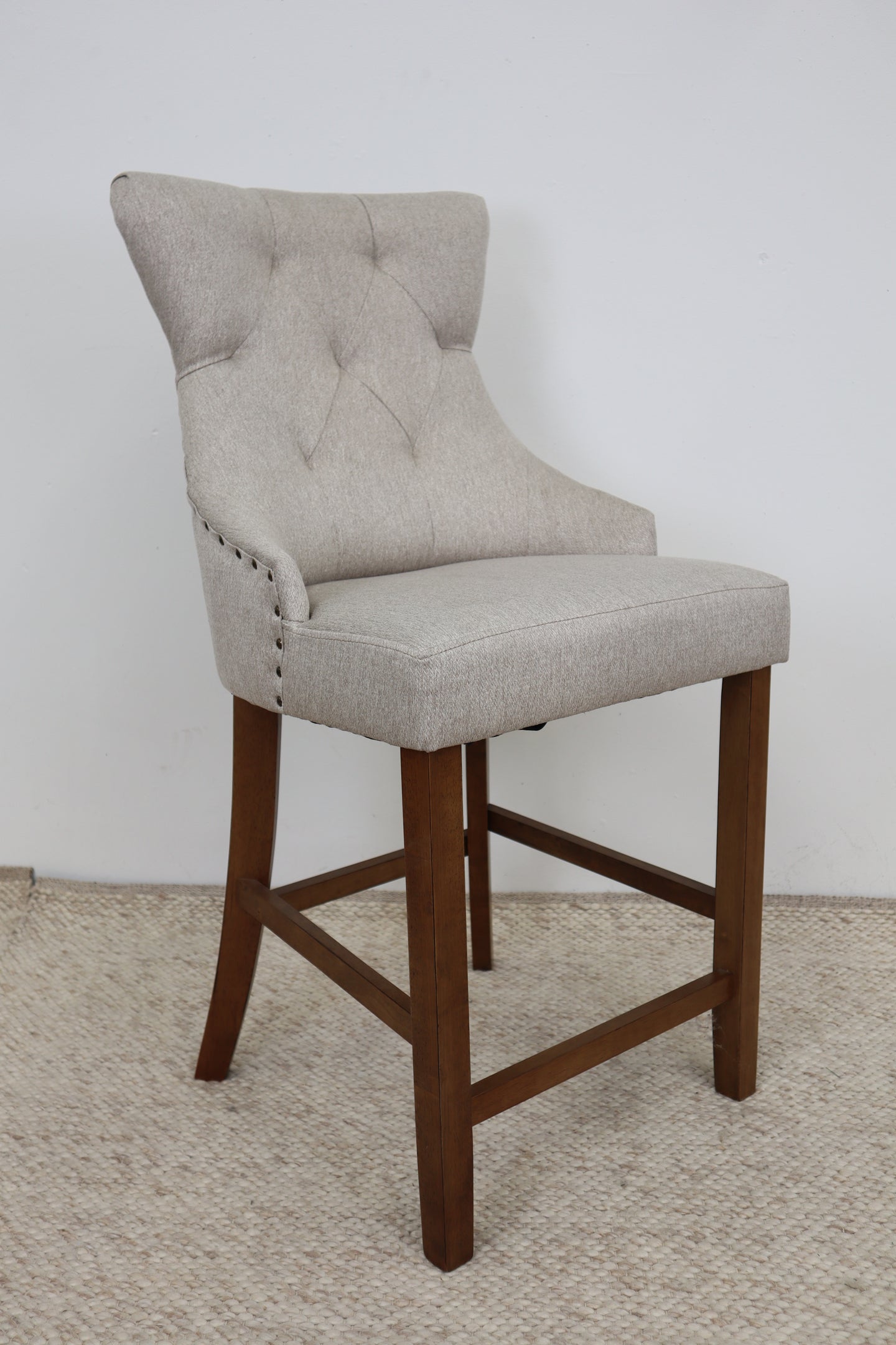 LOUIS BEIGE BAR STOOL