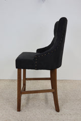 LOUIS BLACK BAR STOOL