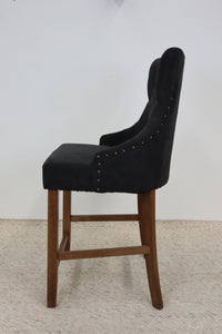 LOUIS BLACK BAR STOOL
