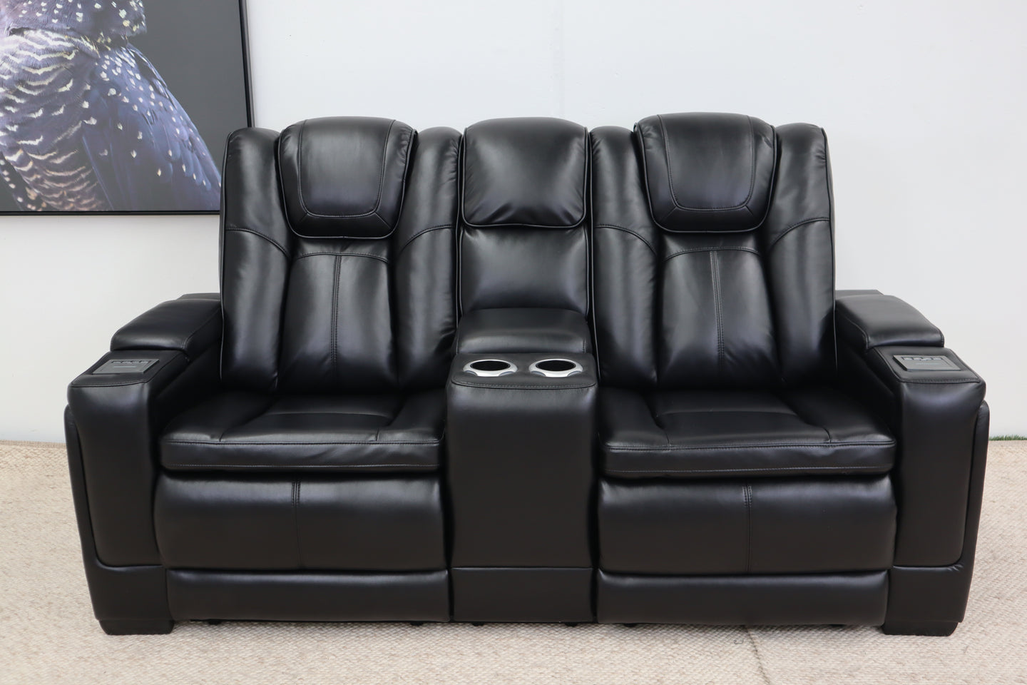 JASPER BLACK 2 SEATER