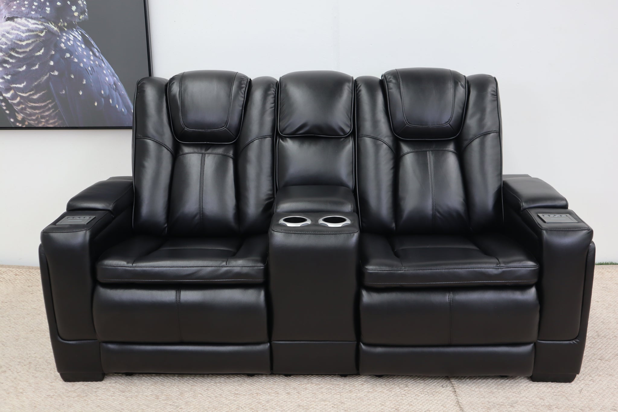 JASPER BLACK 2 SEATER