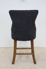 LOUIS BLACK BAR STOOL