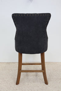 LOUIS BLACK BAR STOOL