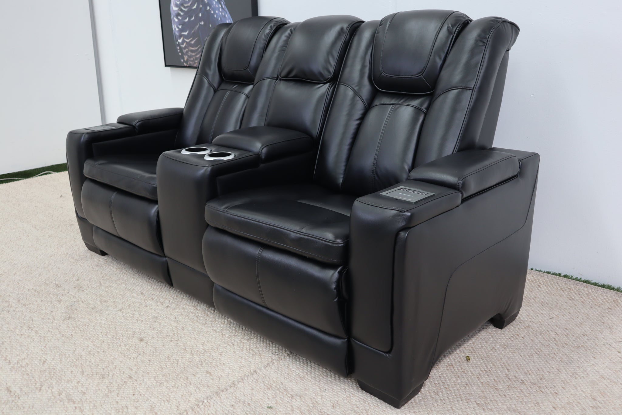 JASPER BLACK 2 SEATER