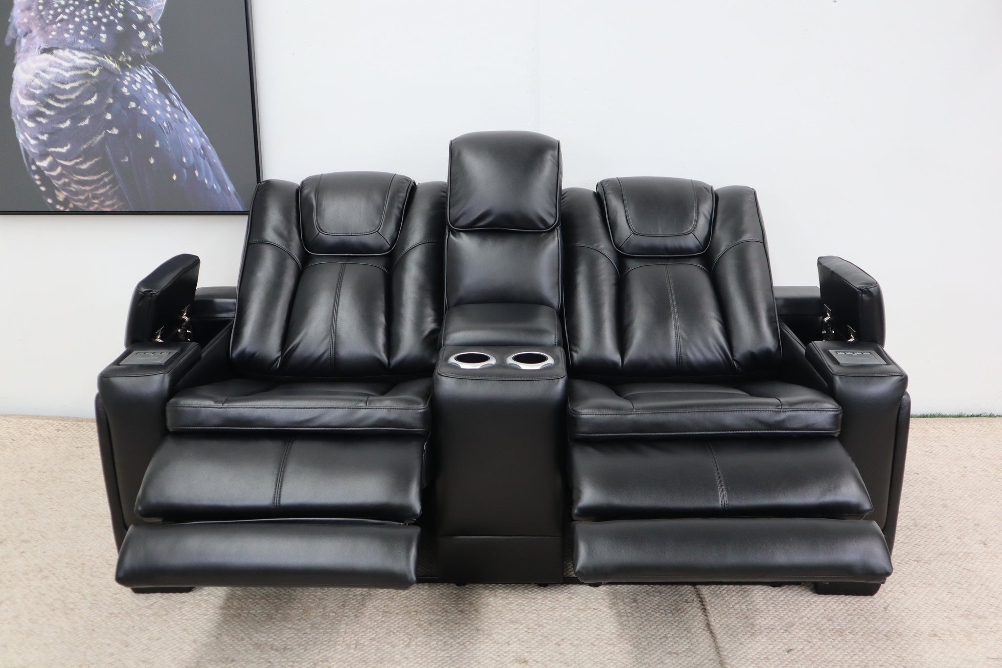 JASPER BLACK 2 SEATER