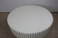 KAI WHITE ROUND COFFEE TABLE