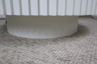 KAI WHITE ROUND COFFEE TABLE