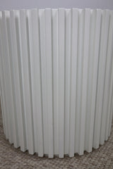 KAI WHITE ROUND LAMP TABLE