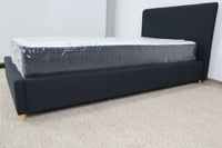 OLIVIA CHARCOAL SINGLE BED