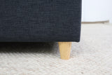 OLIVIA CHARCOAL SINGLE BED