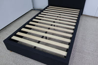 OLIVIA CHARCOAL SINGLE BED