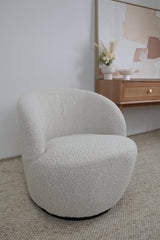 CLEO BOUCLE SWIVEL CHAIR