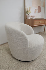 CLEO BOUCLE SWIVEL CHAIR