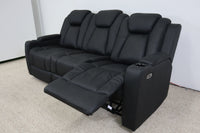 LEON BLACK 3 SEATER
