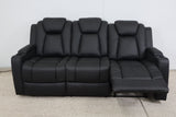 LEON BLACK 3 SEATER