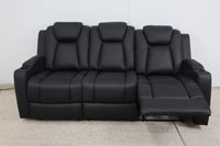 LEON BLACK 3 SEATER