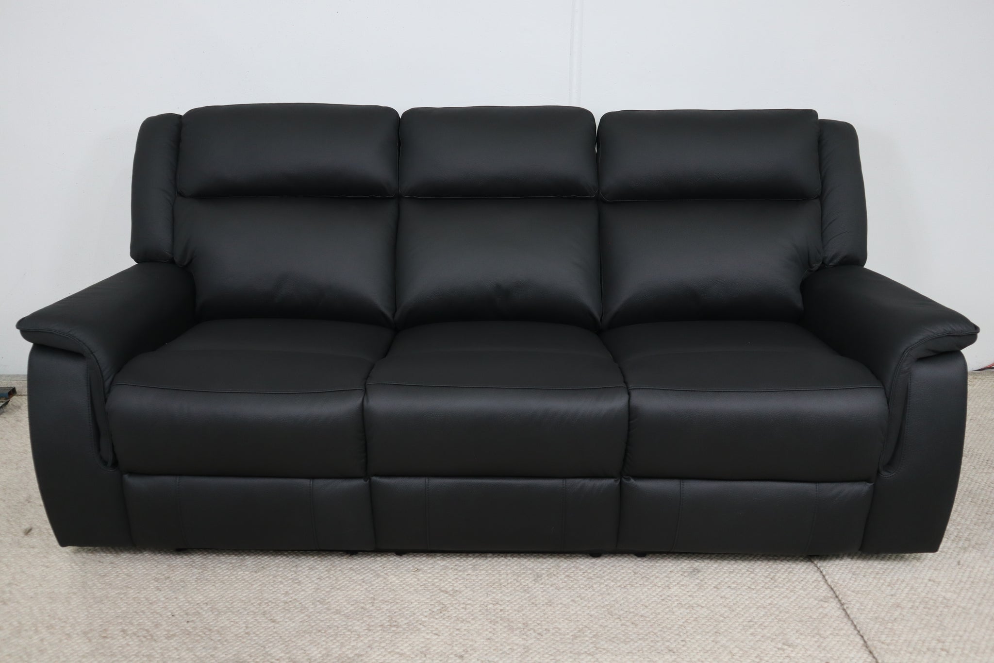 EMMA BLACK 3 SEATER