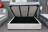 LONDON GREY GAS LIFT QUEEN BED