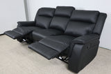 EMMA BLACK 3 SEATER