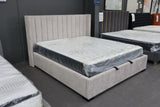 LONDON GREY GAS LIFT QUEEN BED