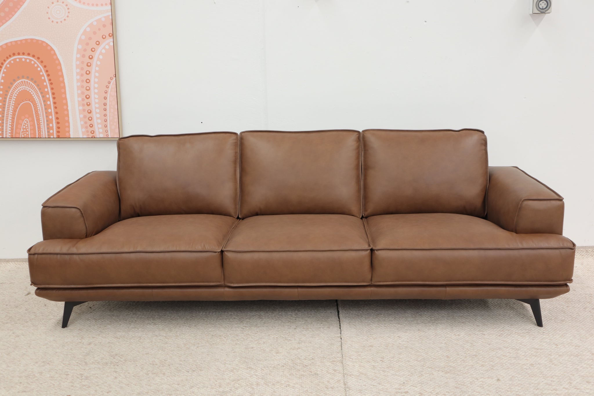 KARTER CHOCOLATE 3 SEATER