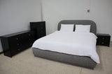 PIA BLACK BEDSIDE TABLE
