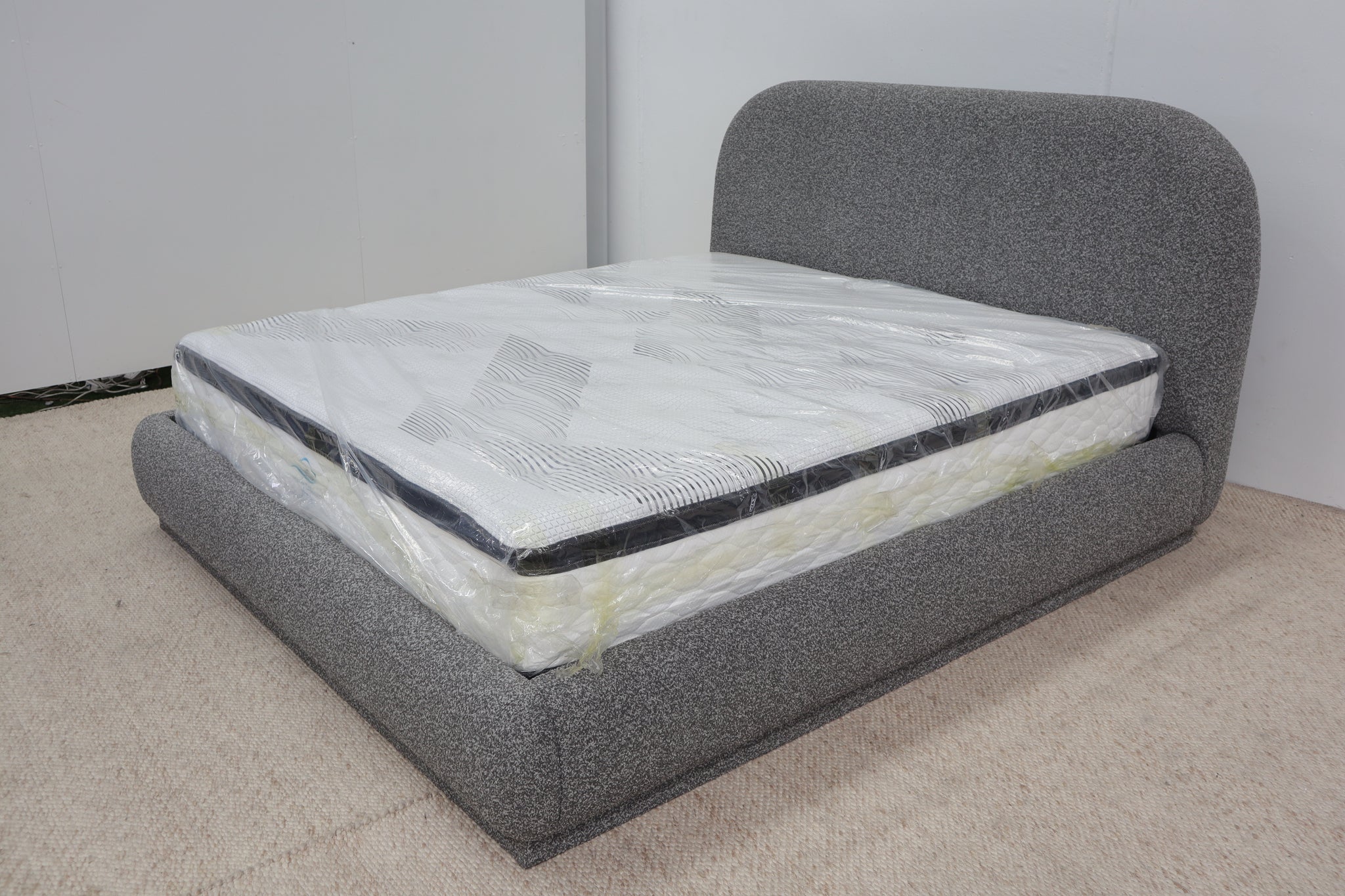 THEO GREY DOUBLE BED