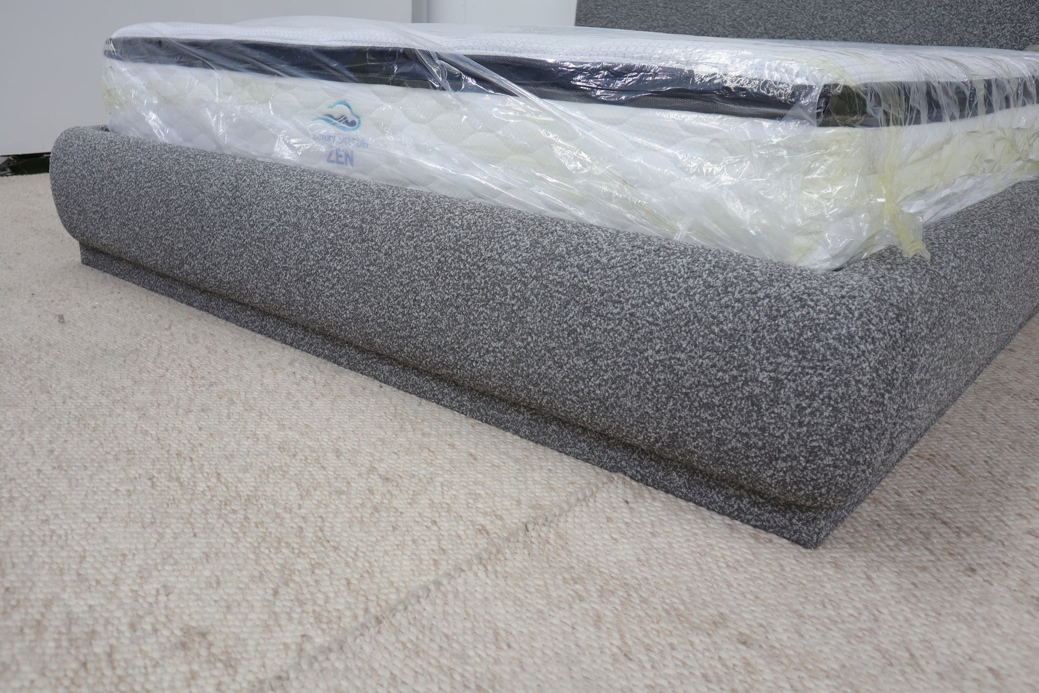 THEO GREY DOUBLE BED