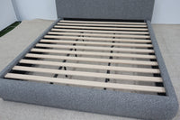 THEO GREY DOUBLE BED