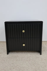 PIA BLACK BEDSIDE TABLE