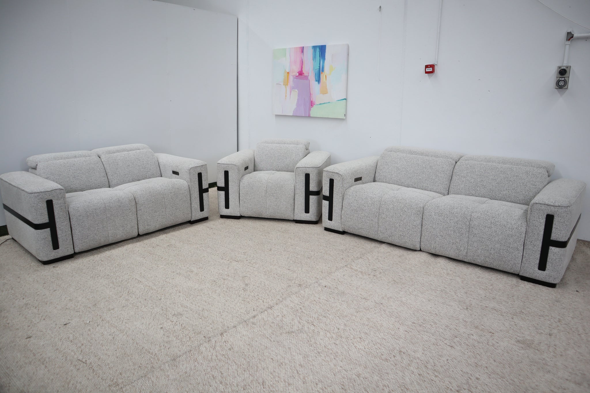 DELTA LIGHT GREY RECLINER